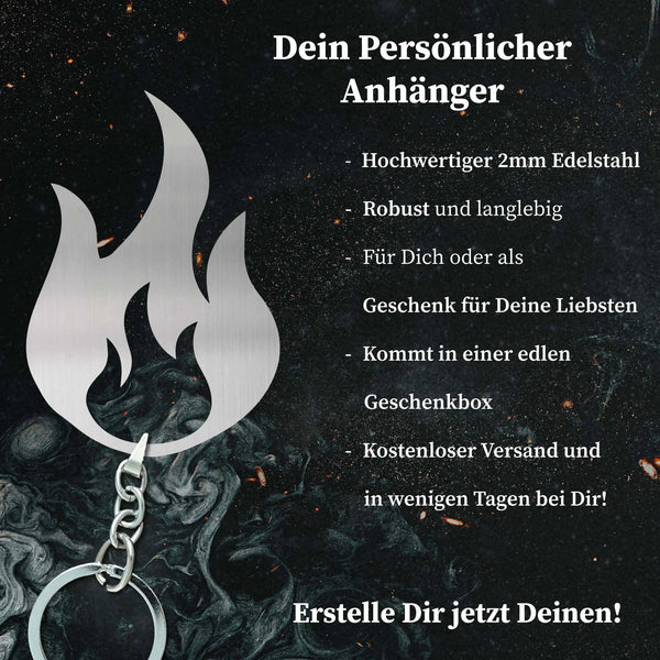 Flamme - Feuerwehr Anhänger