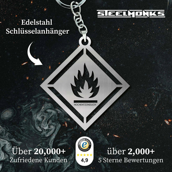 Hochentzündlich - Feuerwehr Anhänger