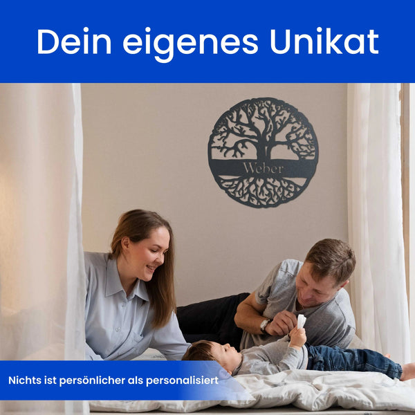 Alter Baum des Lebens - Baum Schild