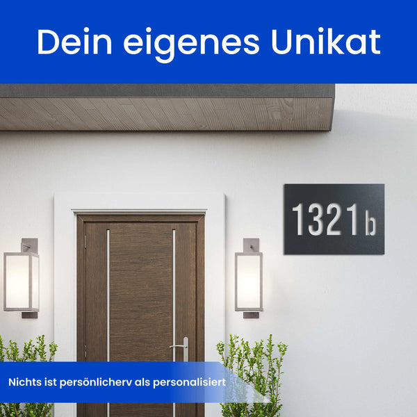 Moderne Hausnummer - Hausnummer