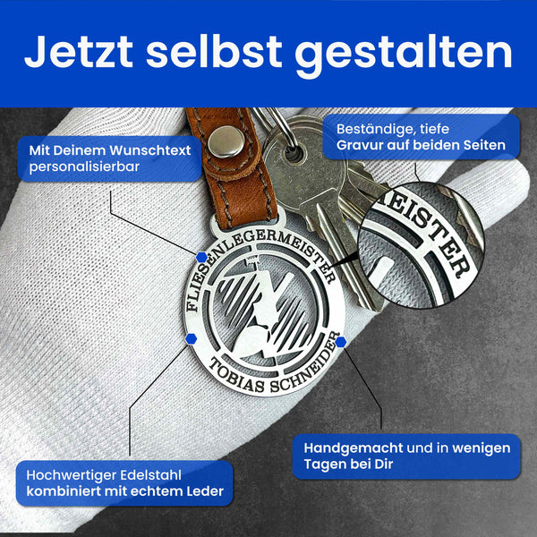 Fliesenleger - Zunft-Anhänger
