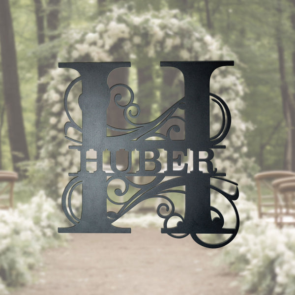 Monogramme incurvé
