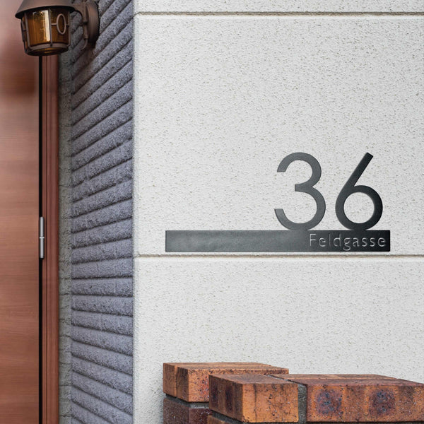 Numéro de maison avec nom