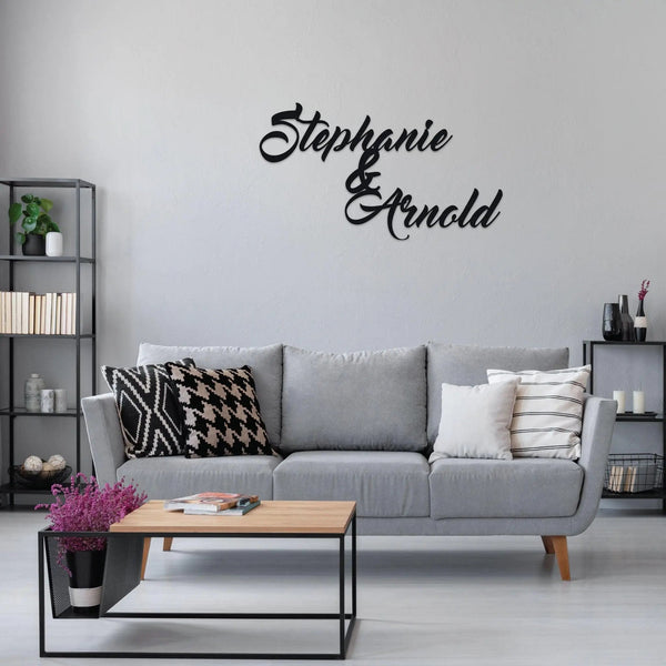 Zwei Namen - Geschenk für Partner