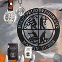 Grand ensemble de chevalières (panneau, pendentif, chaîne, porte-cartes, Zippo)