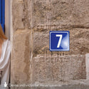 Numéro de maison en émail