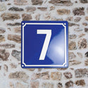Numéro de maison en émail