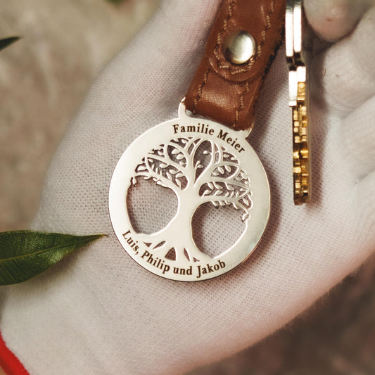 Porte-clés jeune arbre