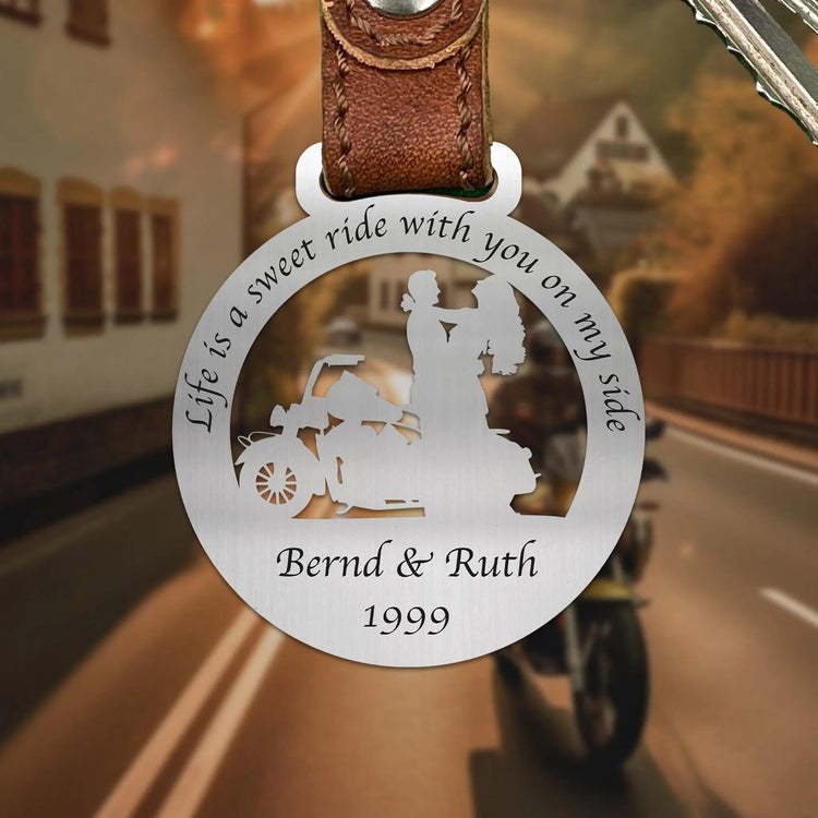 Couple de motards 