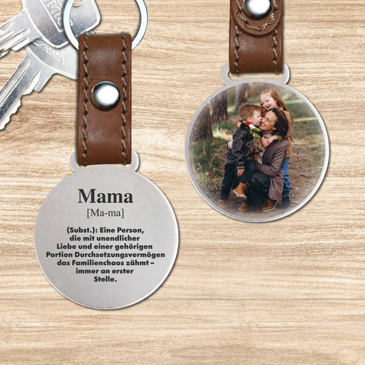 Pendentif photo « Maman »