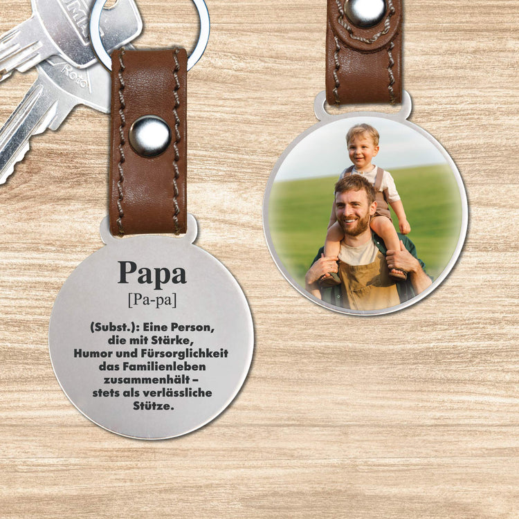 Pendentif photo « Papa »