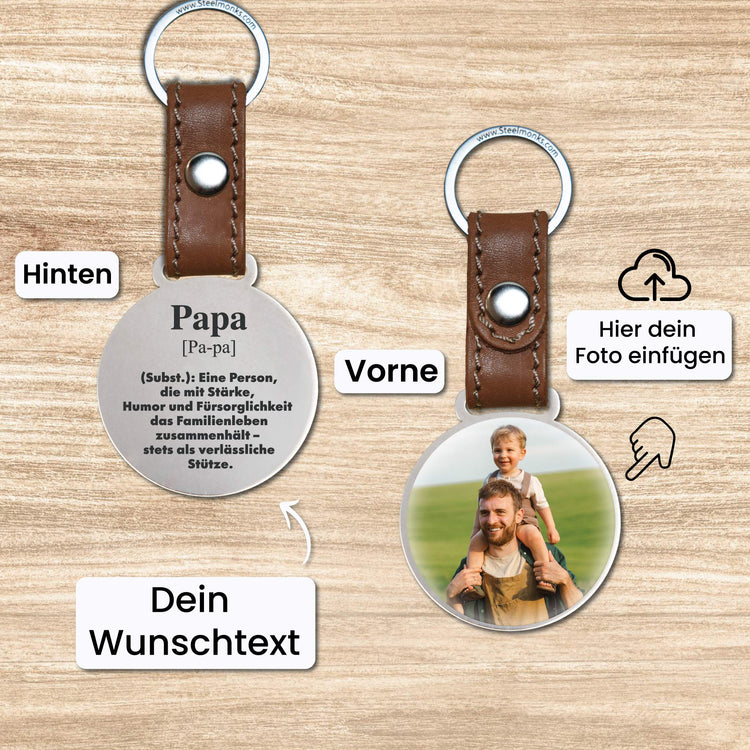 Pendentif photo « Papa »