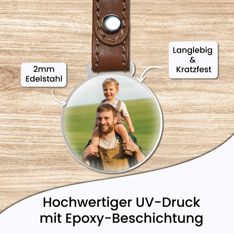 Pendentif photo « Papa »