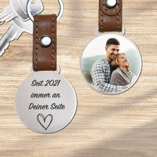 Pendentif photo avec texte souhaité