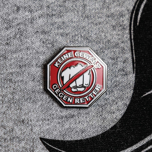 Badge « Pas de violence envers les sauveteurs »