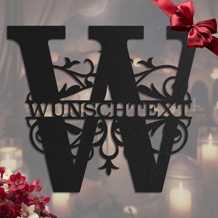 Monogramme pleine fleur