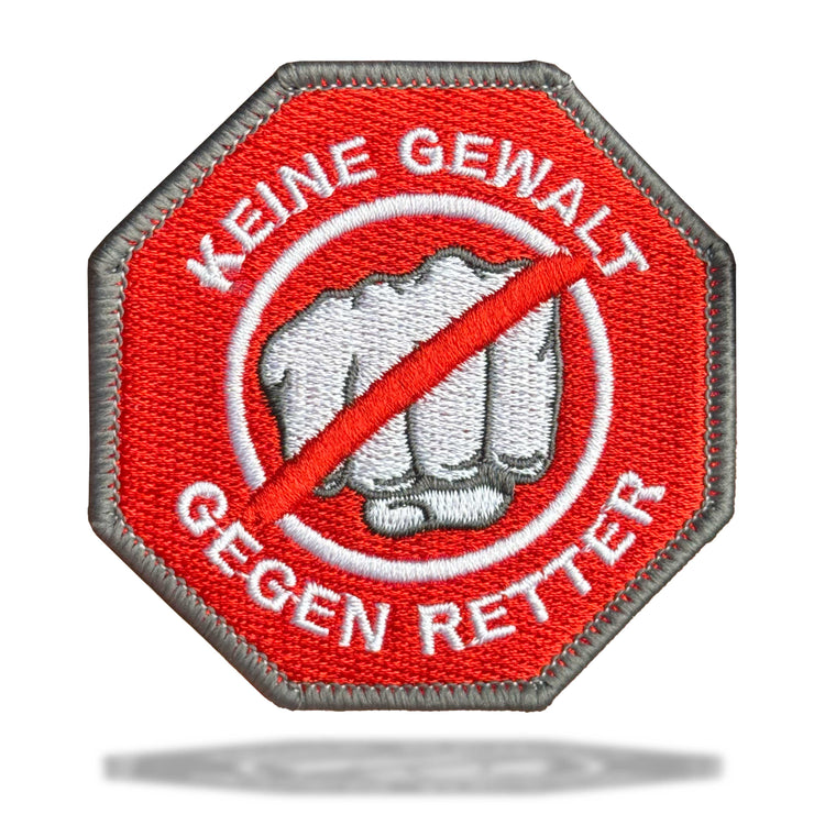 Patch « Pas de violence contre les sauveurs »
