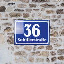 Plaque de maison émaillée « Wiener Norm » 